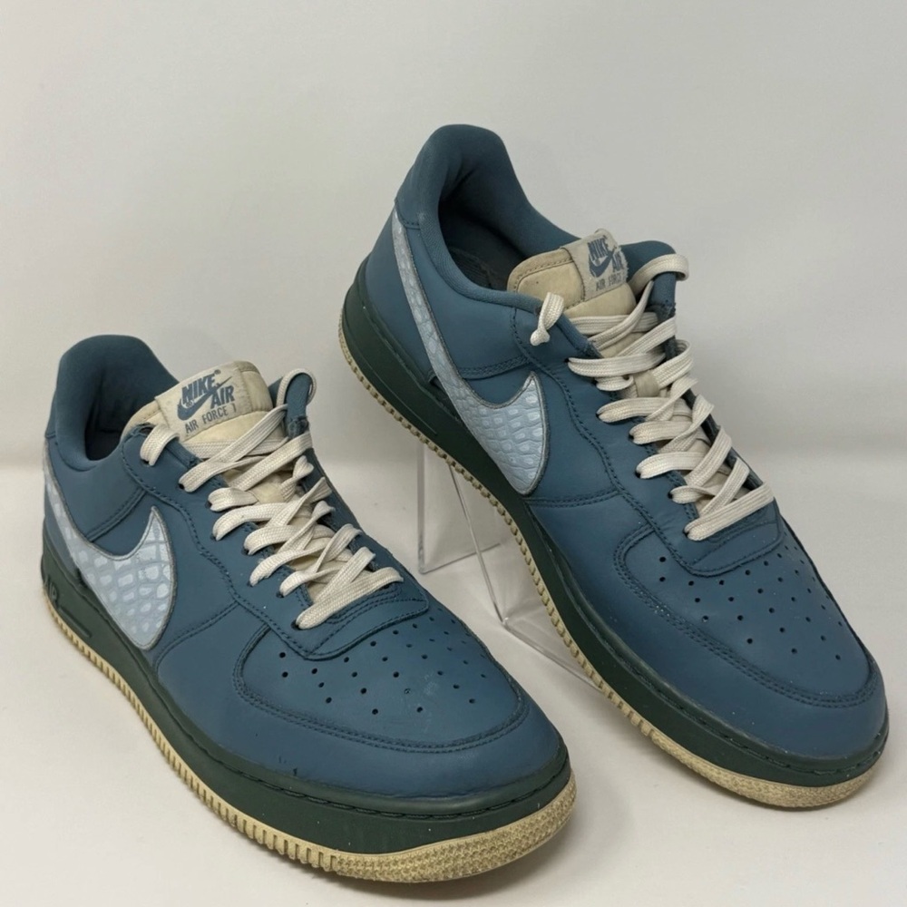 Nike Men's Air Force 1 '07 LV8 Low Noise Aqua  Sneakers Shoes Size 11 US